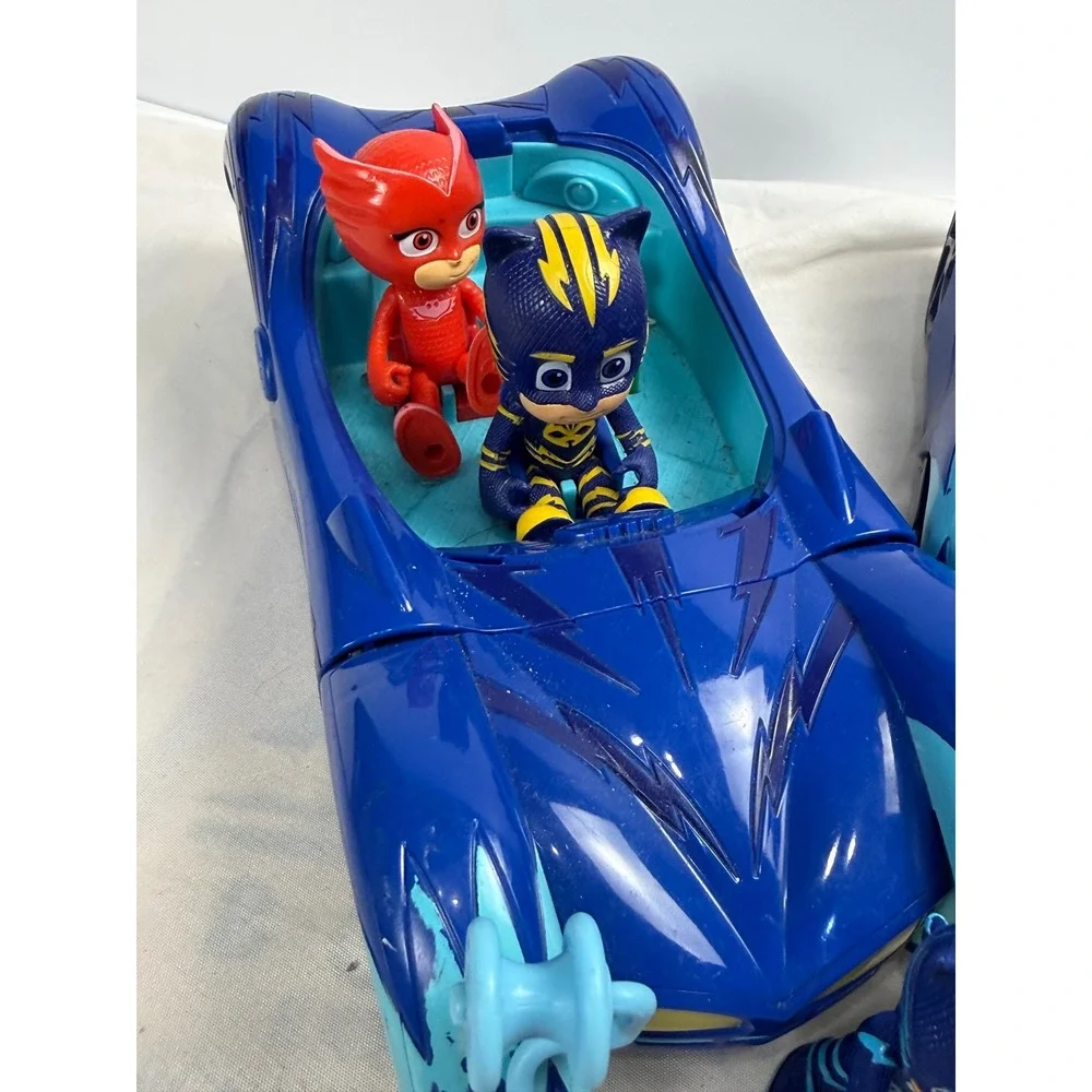PJ Masks Toy Lot #1 Catboy Owlette Gekko Vehicles and Action Figures Set